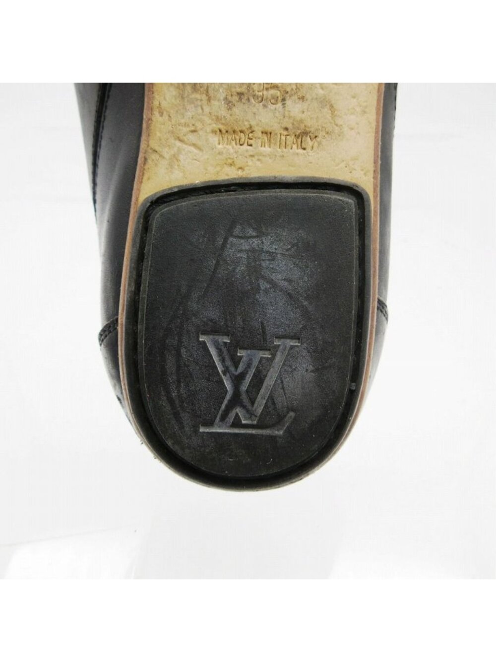 Louis Vuitton Black Leather Sneakers Shoes 35 - Picture 10 of 10